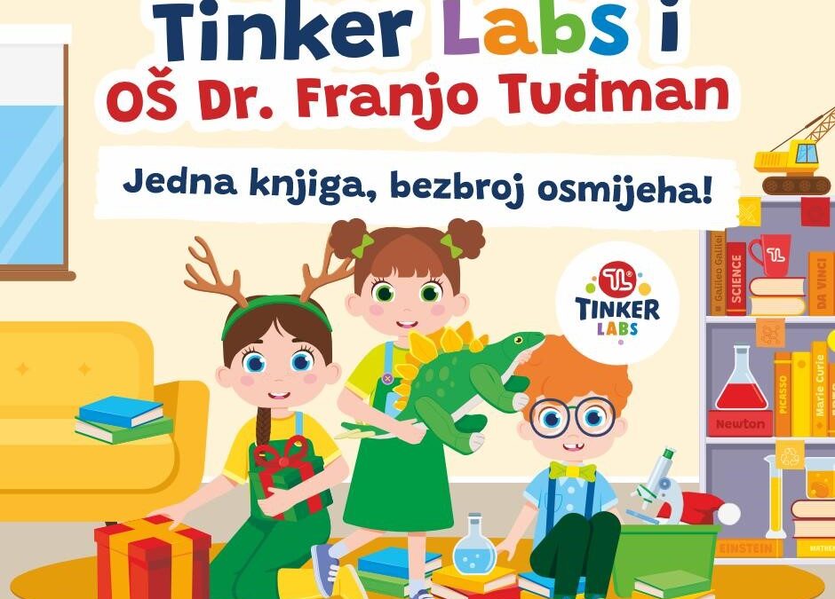 HUMANITARNA AKCIJA NAŠE ŠKOLE I TINKER LABS OSIJEK – Jedna knjiga, bezbroj osmijeha!