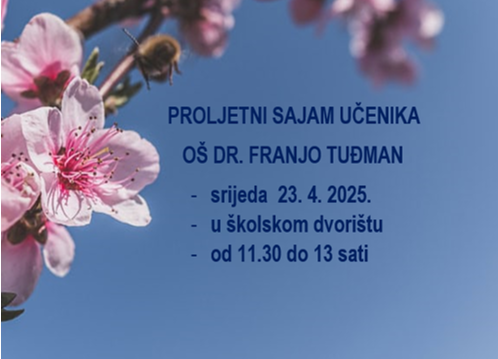 Proljetni sajam učenika