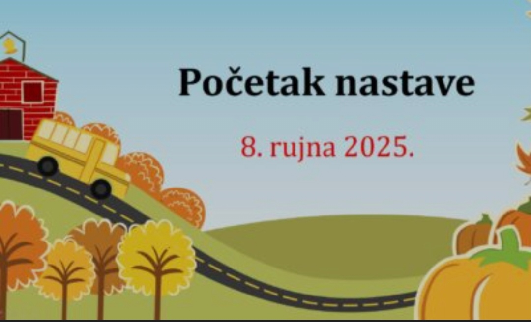 OBAVIJEST O POČETKU NOVE NASTAVNE GODINE
