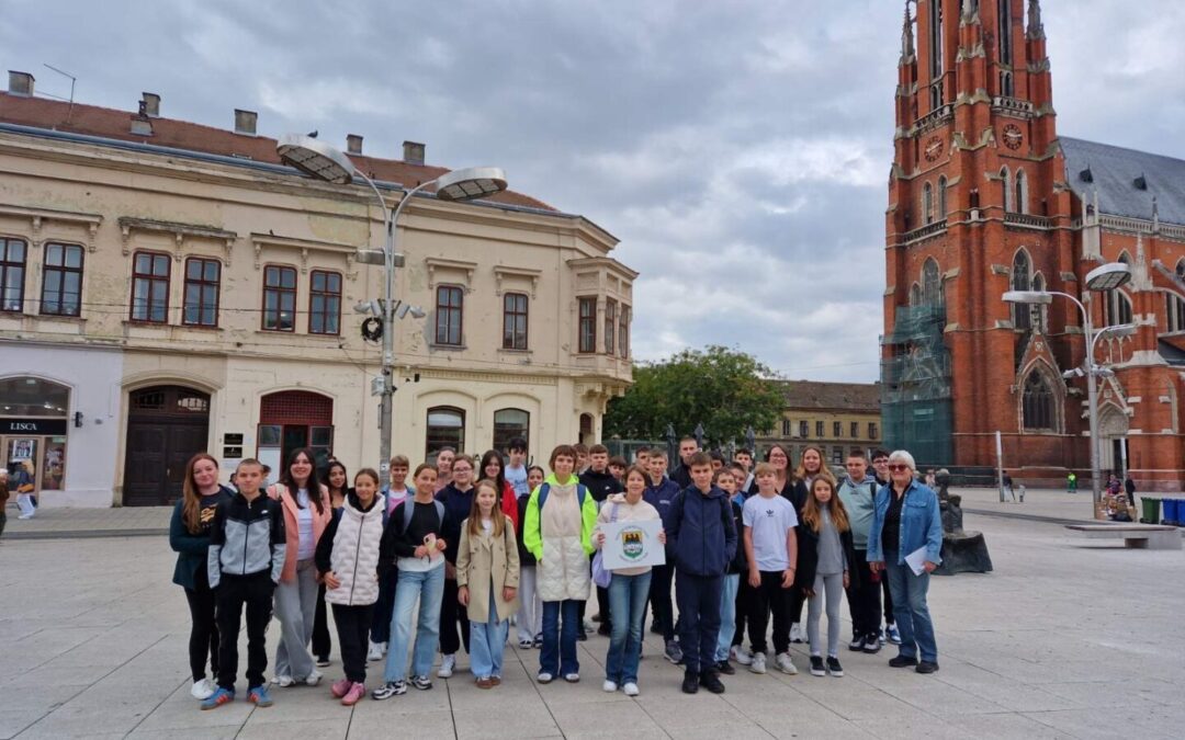 Učenici u potrazi za njemačkim blagom u srcu Osijeka