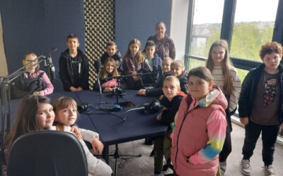 Učenici 3.a razreda i Radio Baranja
